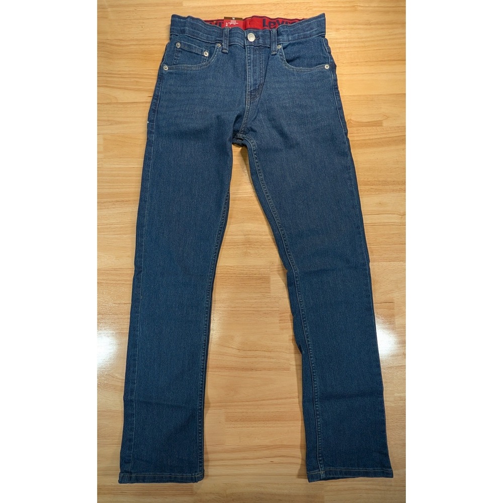 Levis Boys 511 Slim Flex Stretch Jeans Size 16‎ Regular Del Rey Blue 97E227 NEW